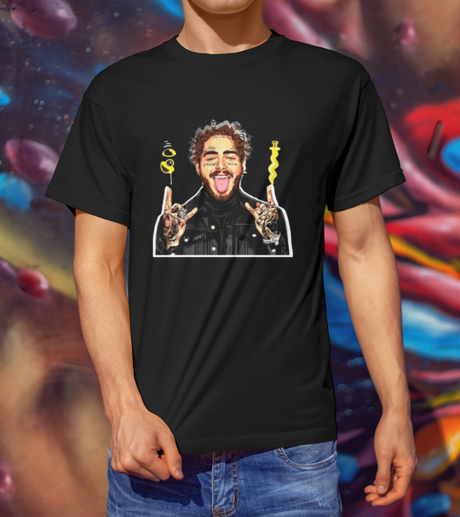 Nomad Clothing Store Sunflower Acid Wash Oversized Iconic Musician Fan T-Shirt