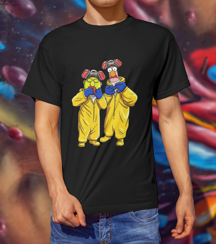 Dr Bunsen Honeydew Beaker Breaking Bad The Muppets Yellow Hazmat Suit T-Shirt