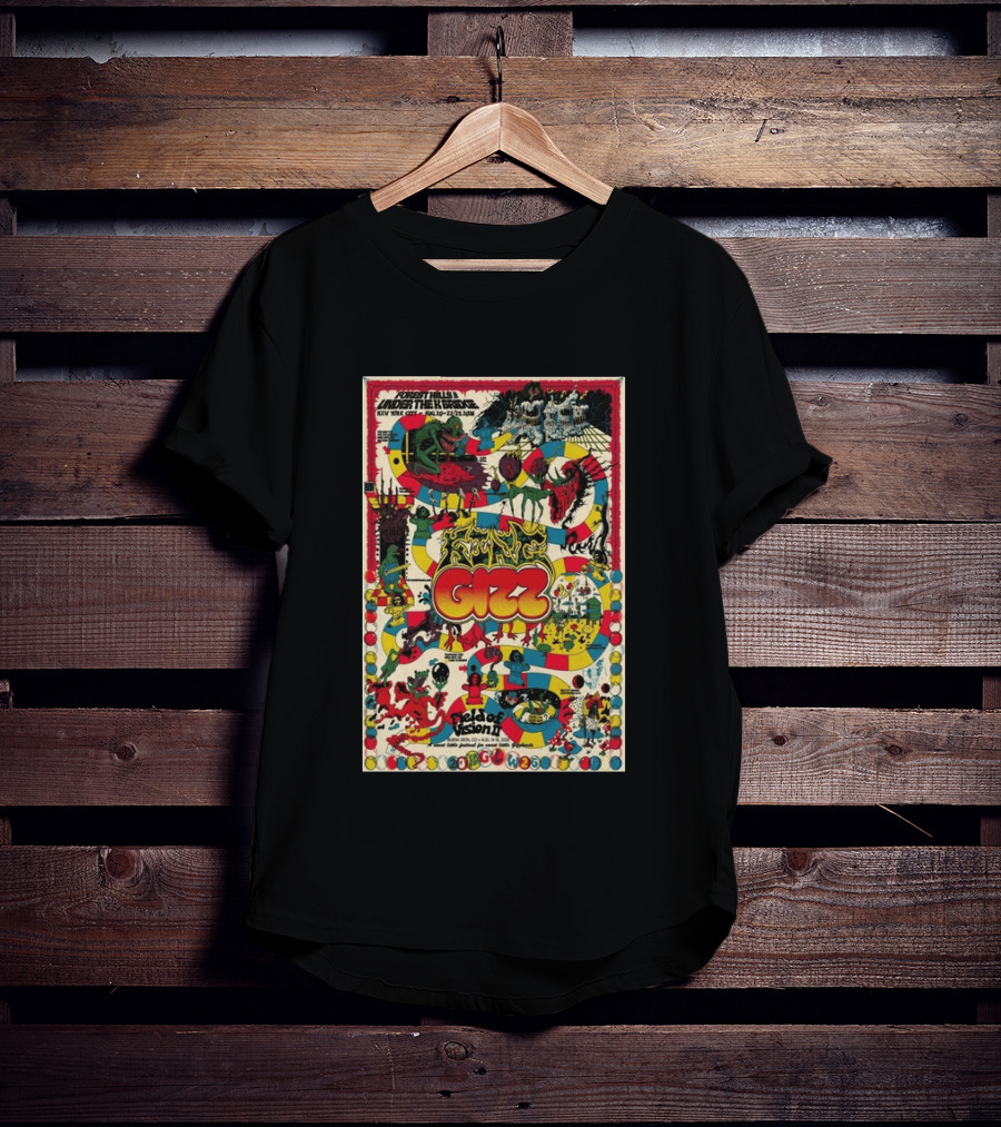 Goose Aug 18 2026 Commodore Ballroom Vancouver BC Flying Gizz Field Of Vision New York City Forest Hills Under The Rainbow T-Shirt