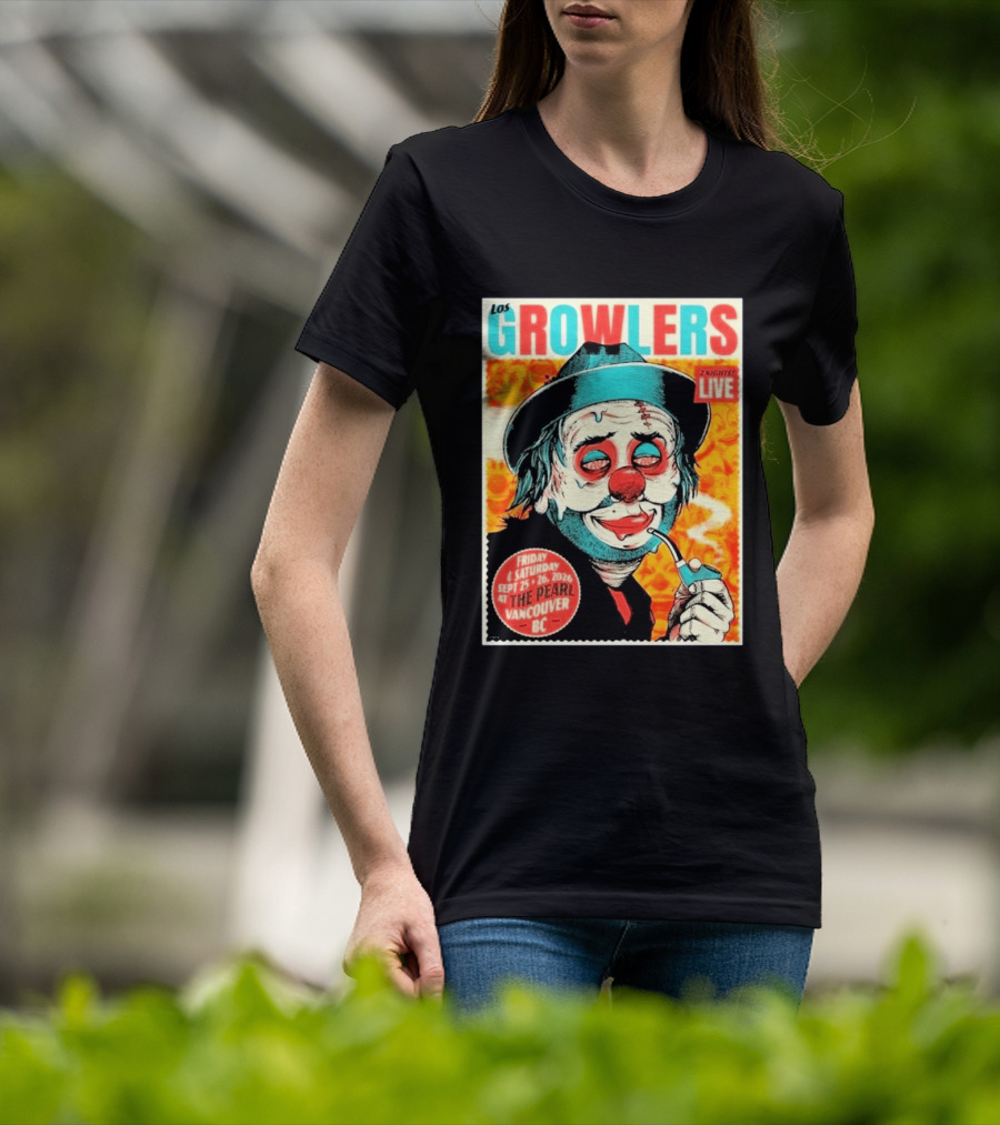 Los Growlers Live Concert At The Pearl Vancouver BC Two Nights September 25 26 2026 T-Shirt
