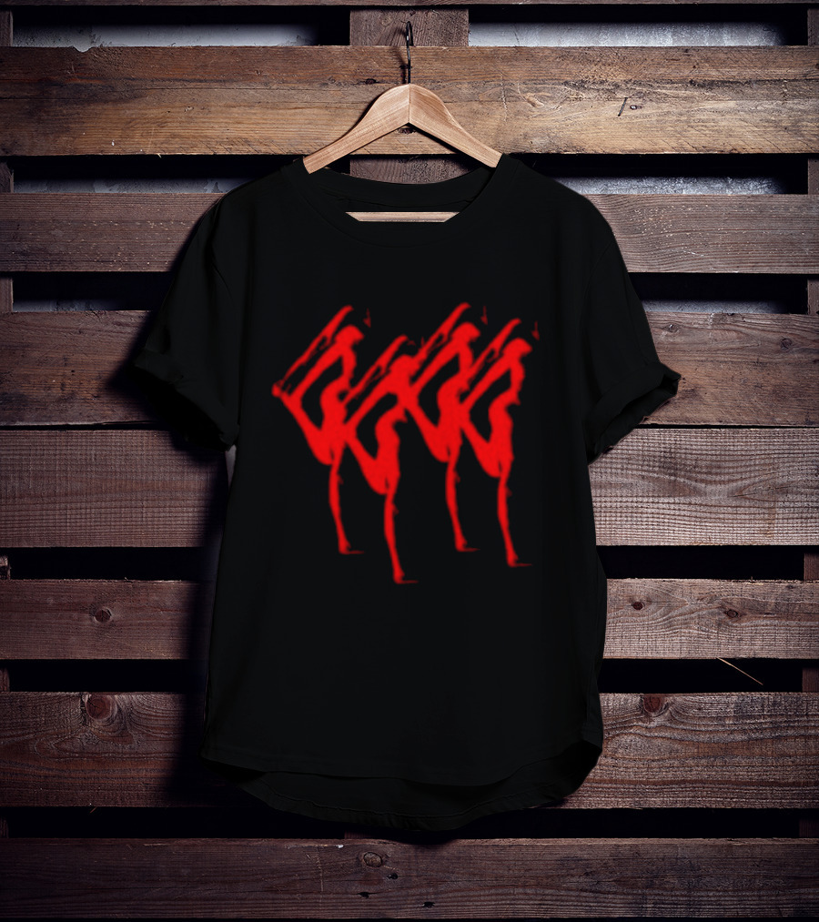 Anika Store Anika Abyss Red Abstract T-Shirt