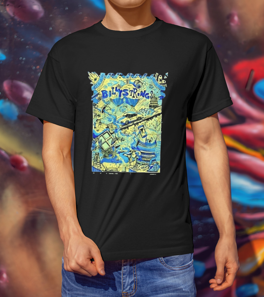 Billy Strings Charleston Coliseum 2023 West Virginia Concert Doodle T-Shirt