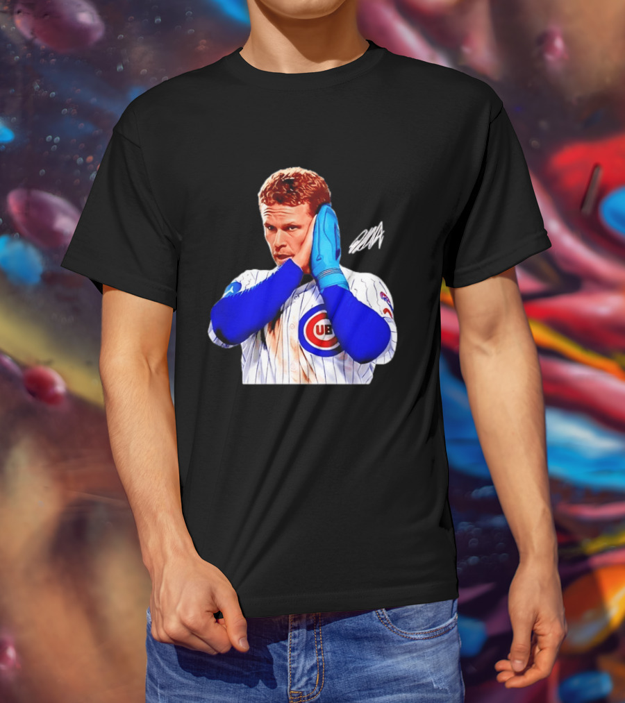 Ian Happ Chicago Cubs MLB Baseball Player With Cubs T-Shirt