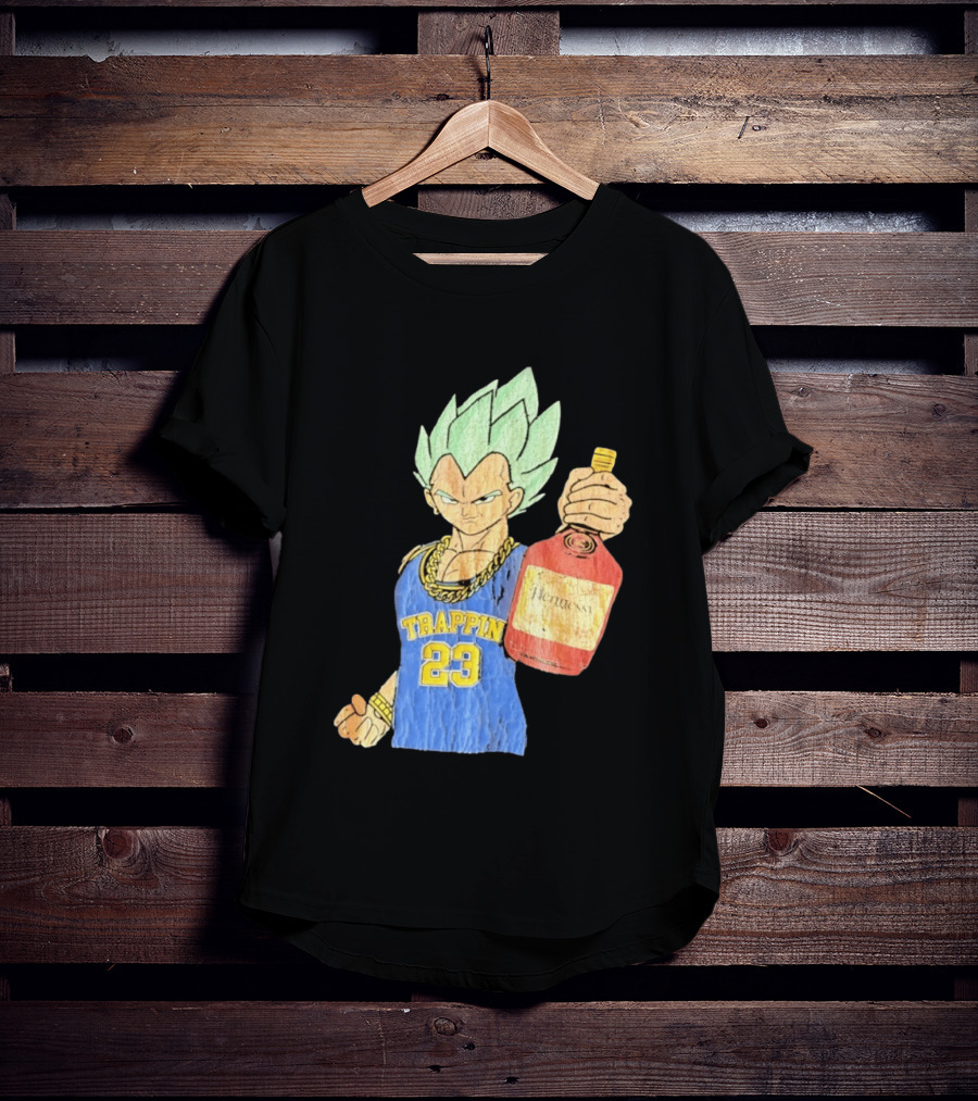 Vegeta Trappin 23 Hennessy Dragon Ball Z T-Shirt