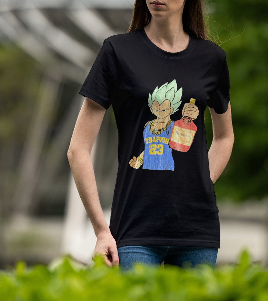 Vegeta Trappin 23 Hennessy Dragon Ball Z T-Shirt