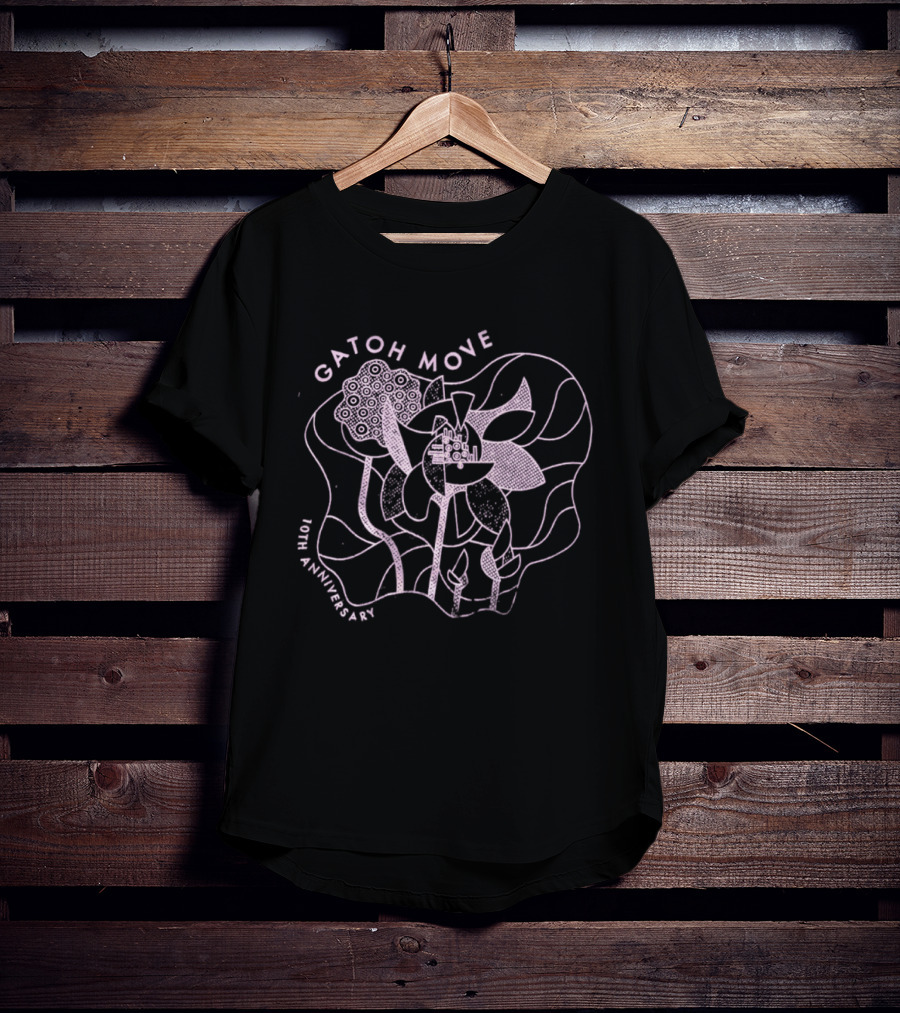 Gatoh Move 10th Anniversary Floral T-Shirt