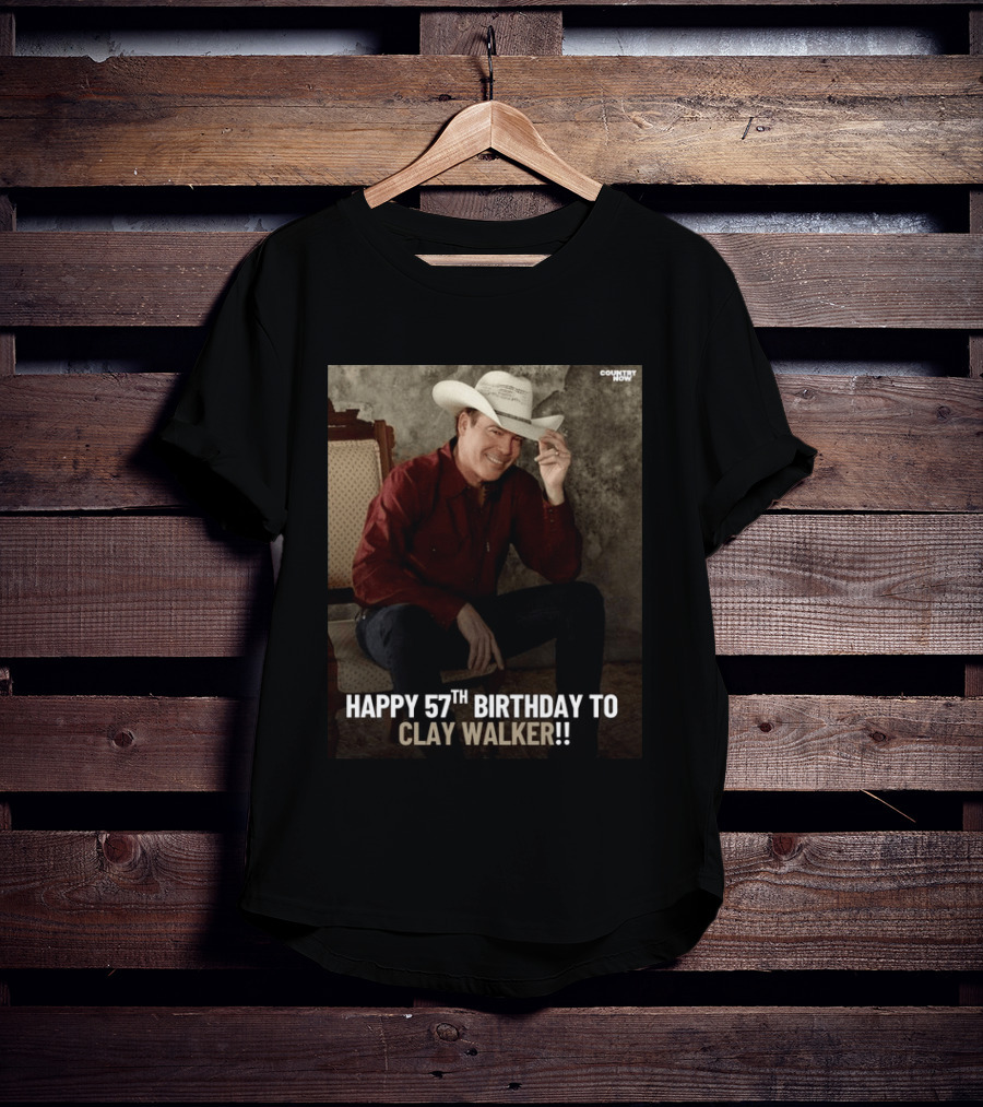 Clay Walker Celebrates Turning 57 In Classic Country T-Shirt