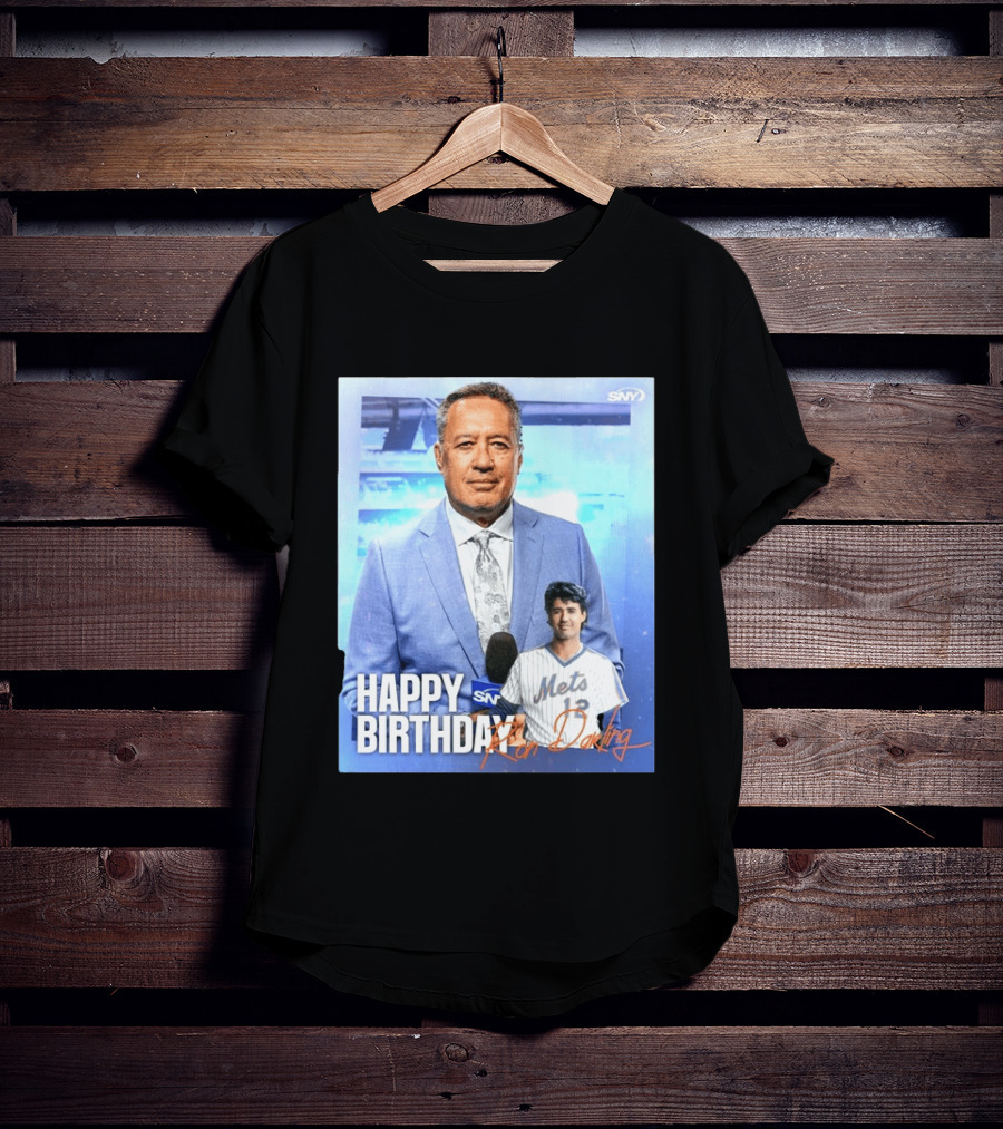 Happy Birthday Ron Darling SNY Mets Celebration T-Shirt