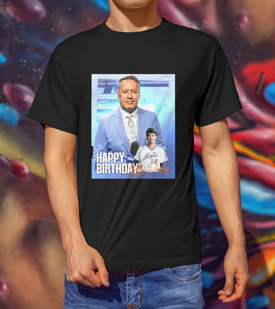 Happy Birthday Ron Darling SNY Mets Celebration T-Shirt