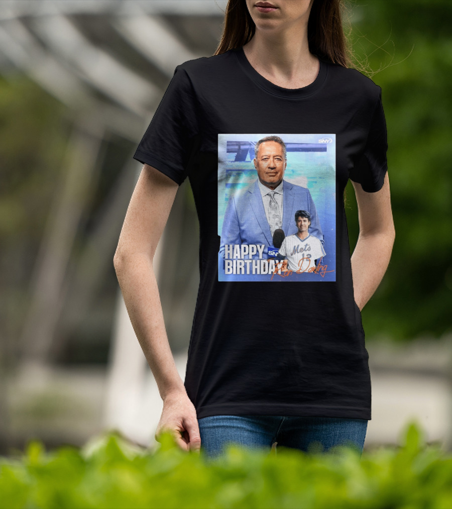 Happy Birthday Ron Darling SNY Mets Celebration T-Shirt