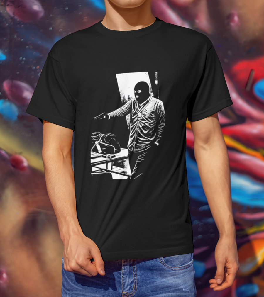 Notorious BIG Biggie Smalls Ski Mask Heist T-Shirt