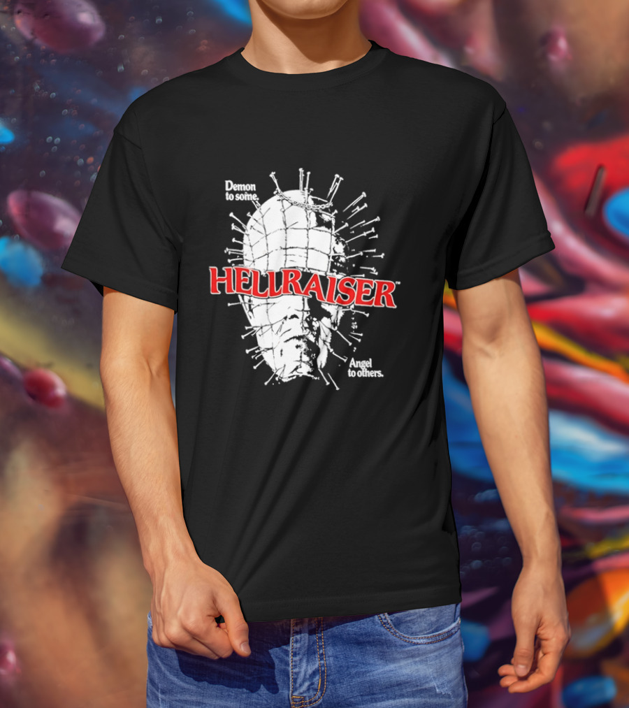 Hellraiser Pinhead Demon To Some Angel To Others T-Shirt