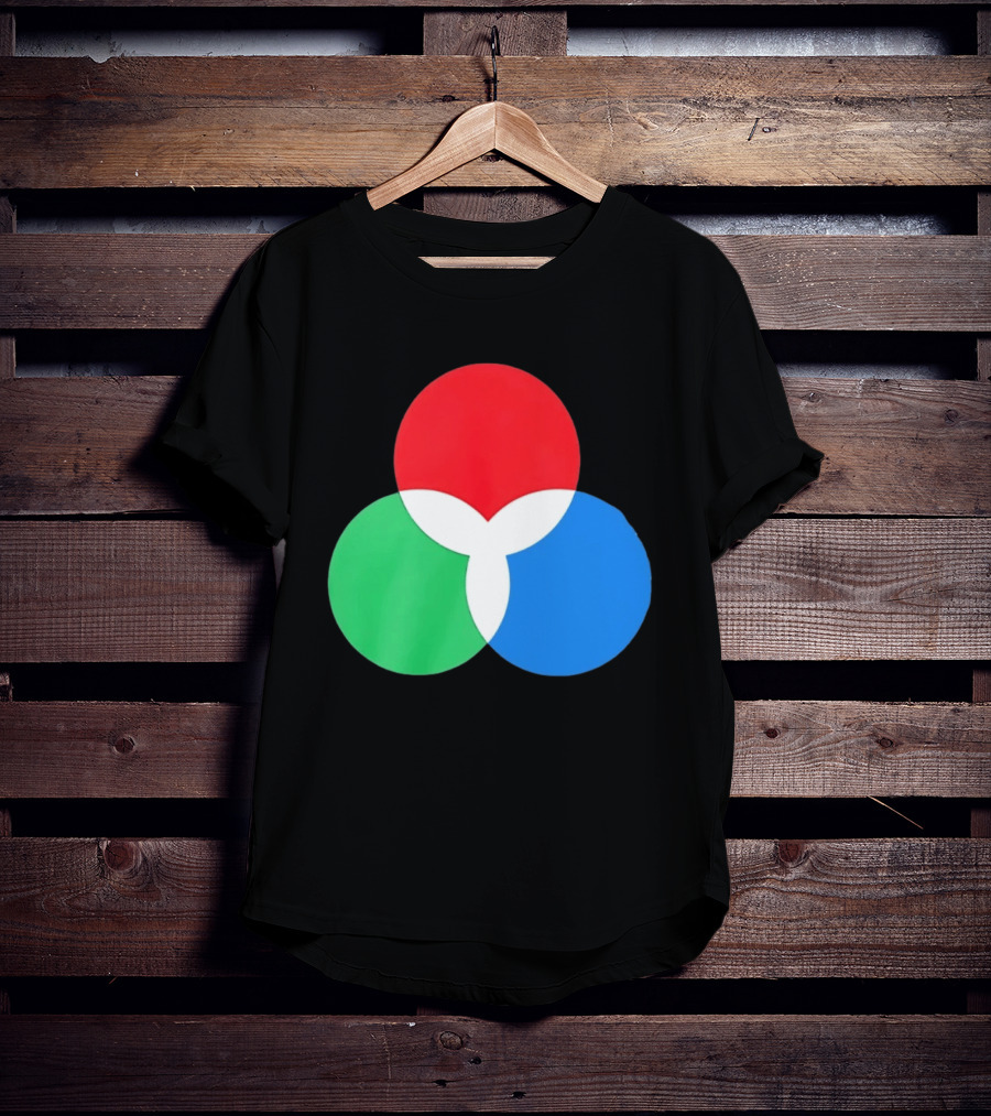 RGB Color Model Venn Diagram Red Green Blue T-Shirt