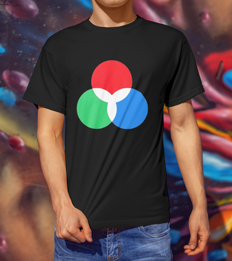 RGB Color Model Venn Diagram Red Green Blue T-Shirt
