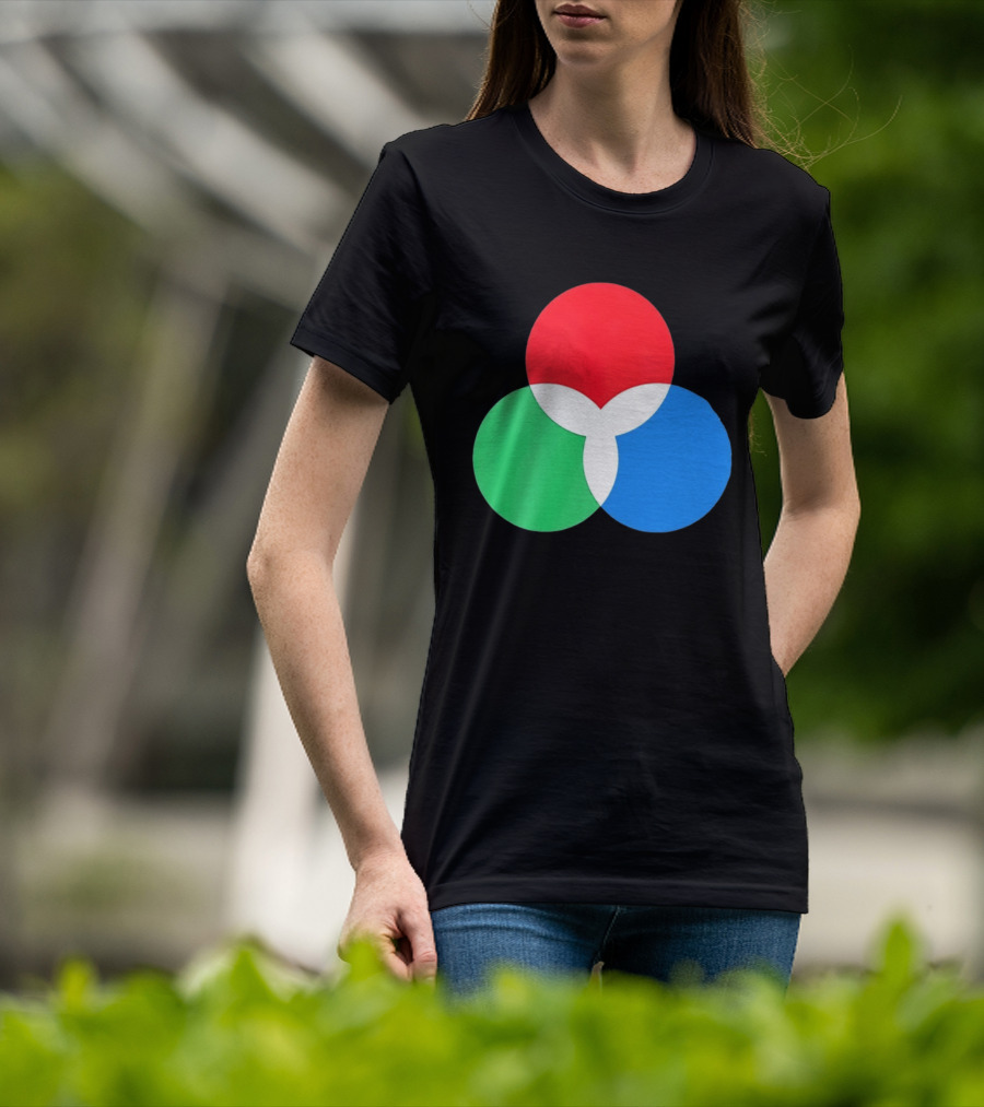 RGB Color Model Venn Diagram Red Green Blue T-Shirt