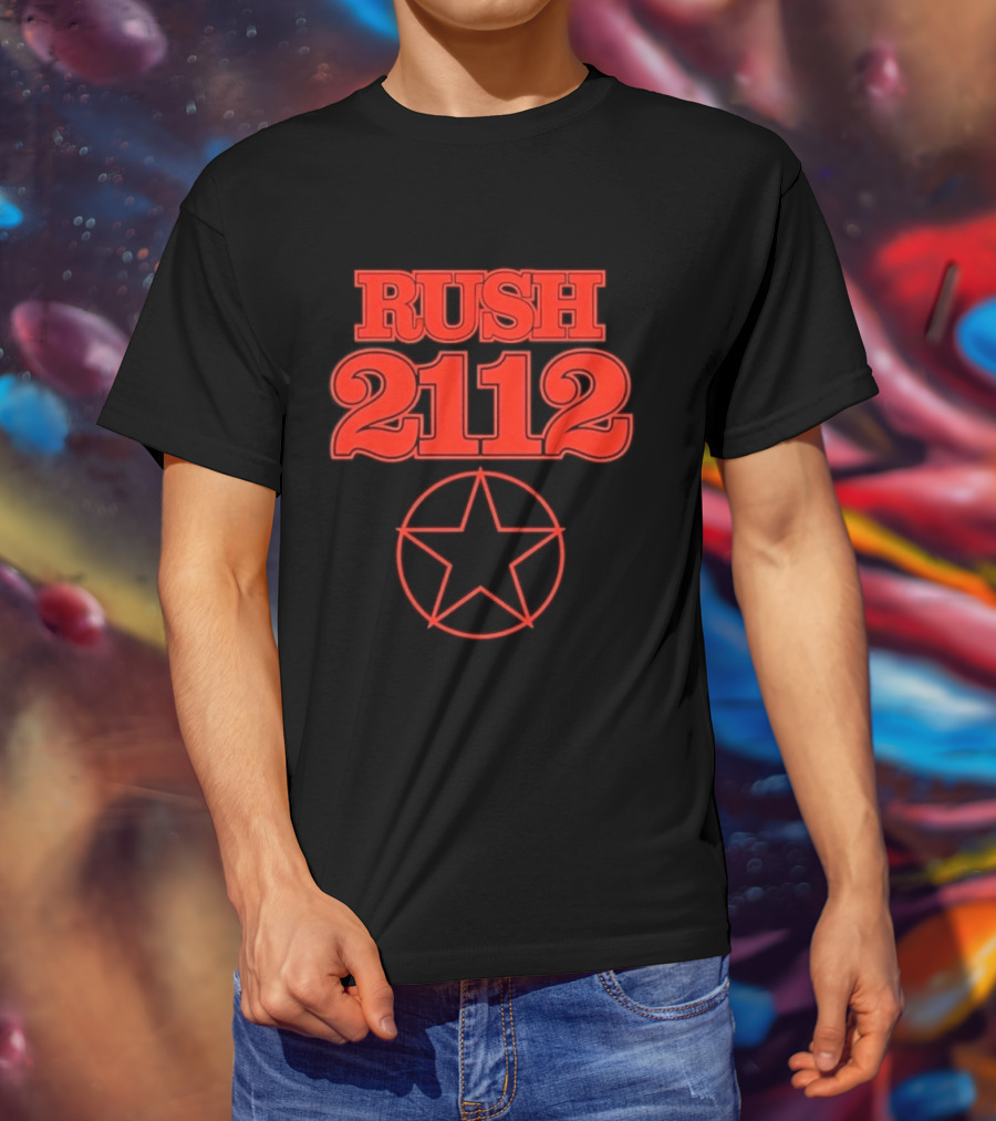 Rush 2112 Starman Iconic Progressive Rock T-Shirt
