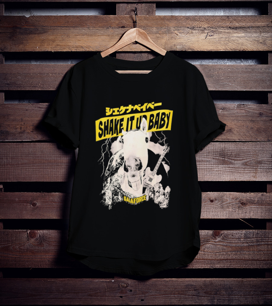 Shake It Up Baby Gaiaforce Horse Electric Guitar T-Shirt