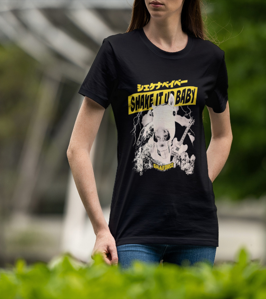 Shake It Up Baby Gaiaforce Horse Electric Guitar T-Shirt