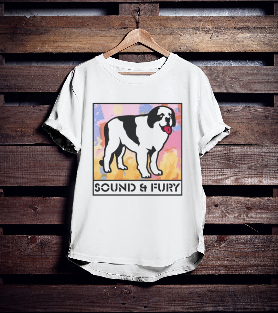 Sound And Fury Store Sound And Fury 2026 Big Dog White St Bernard T-Shirt