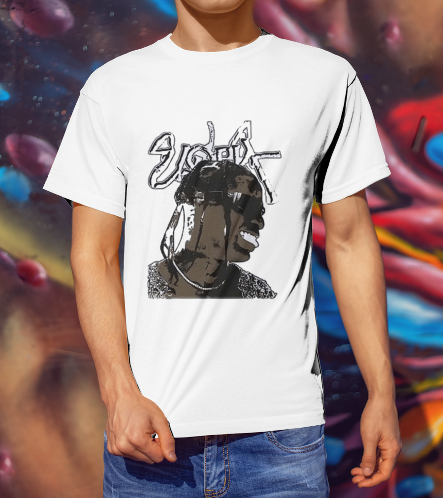 T Scott Utopia Cactus Jack Smiling T-Shirt