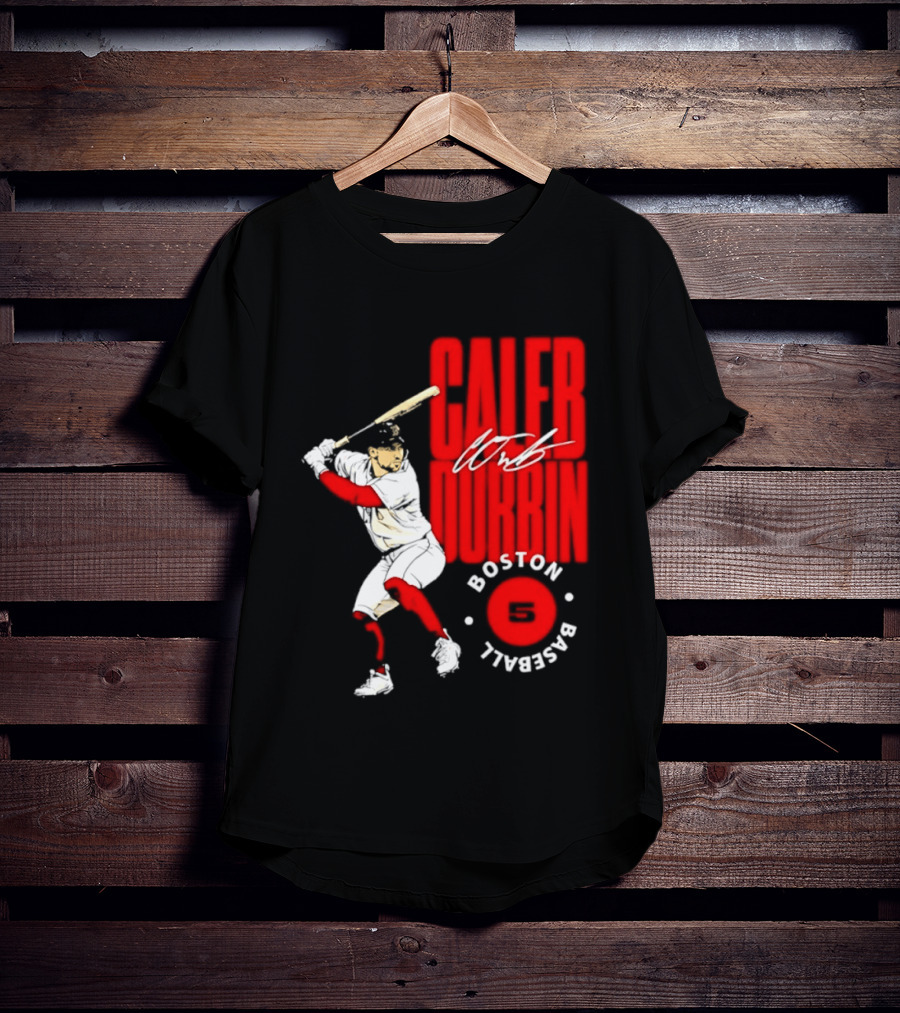 Caleb Durbin Boston Red Sox Baseball 5 T-Shirt