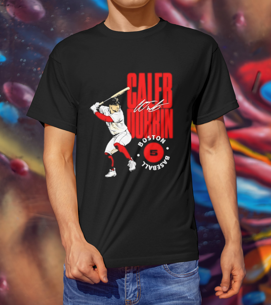 Caleb Durbin Boston Red Sox Baseball 5 T-Shirt