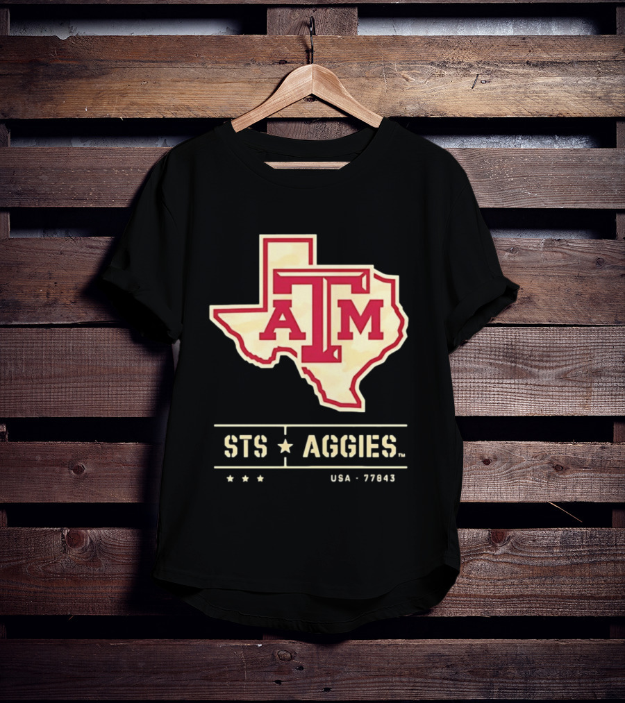 Texas A&M ATM STS Aggies USA 77843 T-Shirt