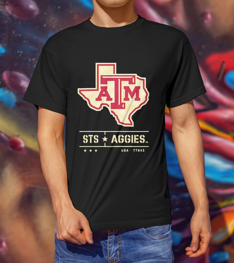 Texas A&M ATM STS Aggies USA 77843 T-Shirt