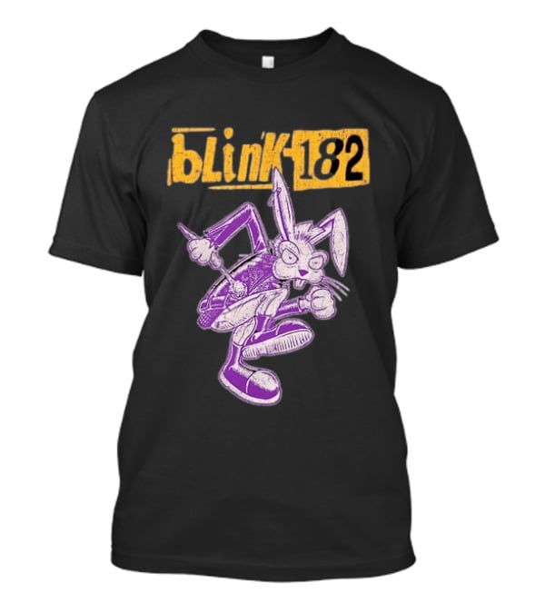 Blink 182 Distressed Punk Bunny T-Shirt