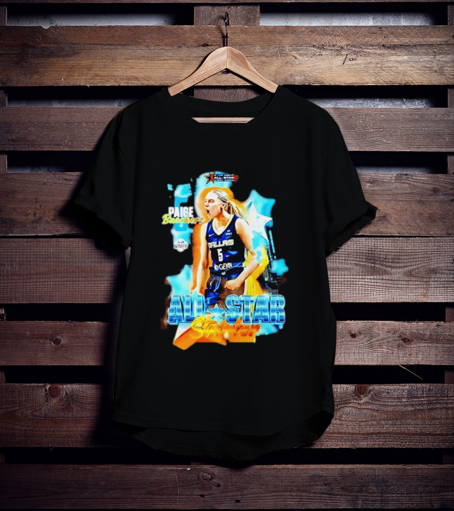Paige Bueckers Dallas Wings All Star Starter 2025 WNBPA T-Shirt