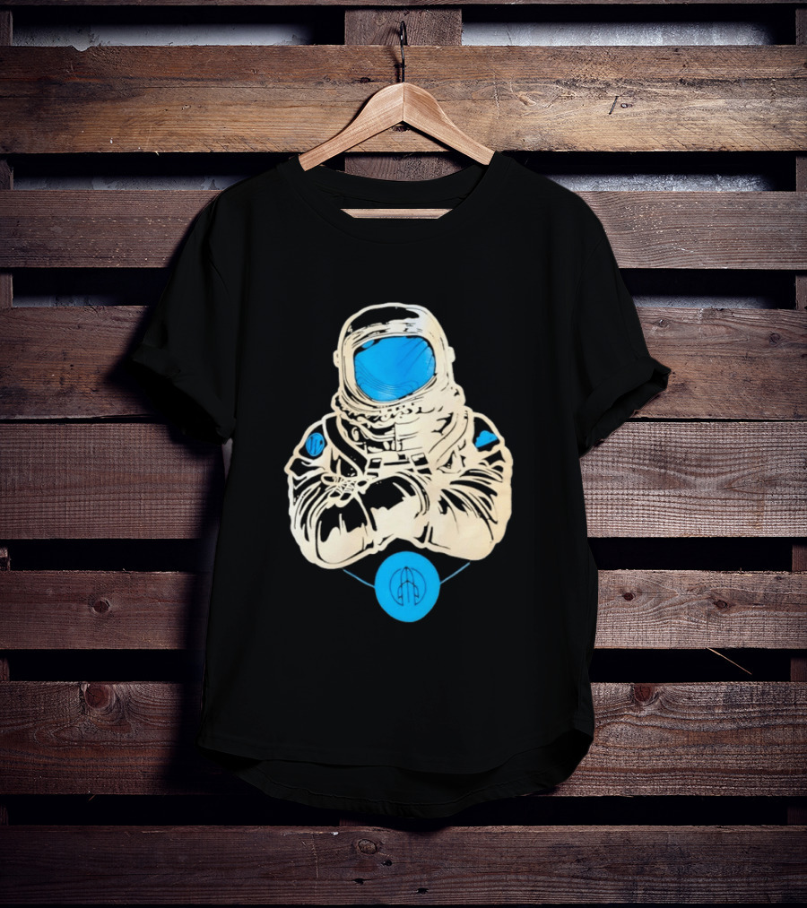 WordPress Astronaut Space Explorer Developer Iconic Space Suit Drawing T-Shirt