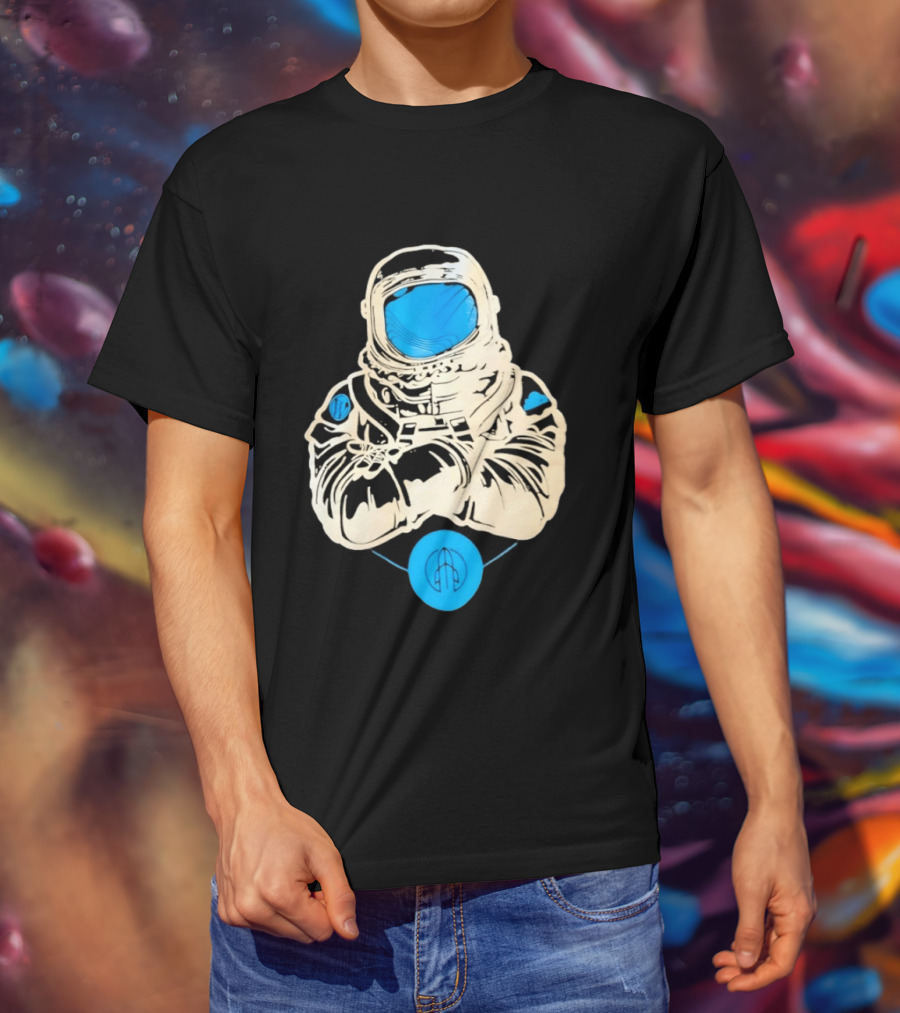 WordPress Astronaut Space Explorer Developer Iconic Space Suit Drawing T-Shirt