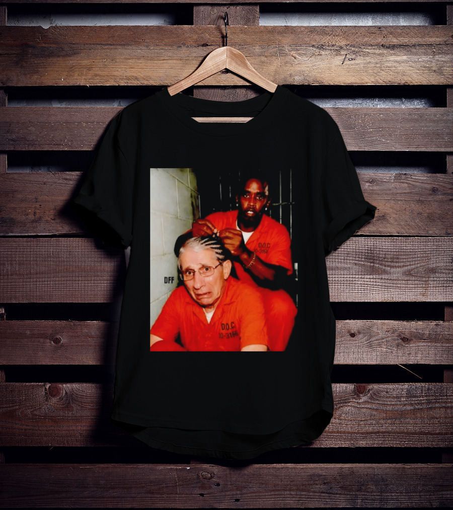 Sean Diddy Combs Braiding Anthony Fauci Hair D.O.C Meme T-Shirt