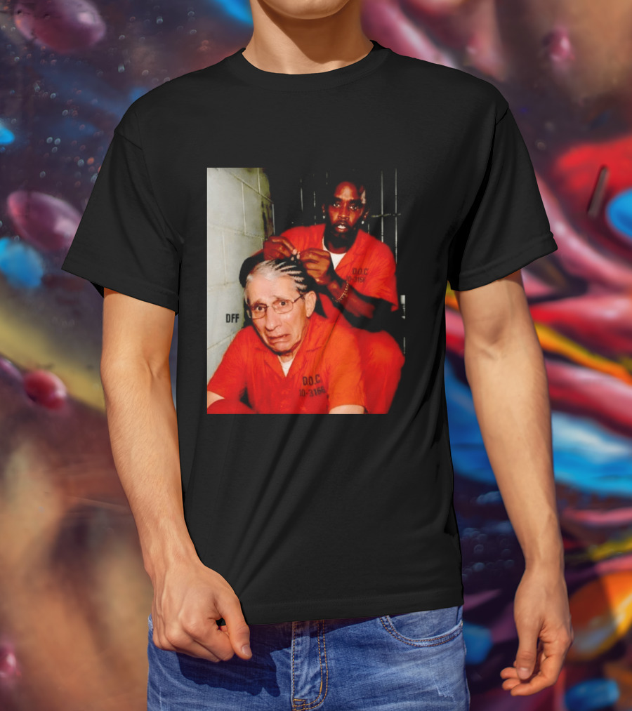 Sean Diddy Combs Braiding Anthony Fauci Hair D.O.C Meme T-Shirt