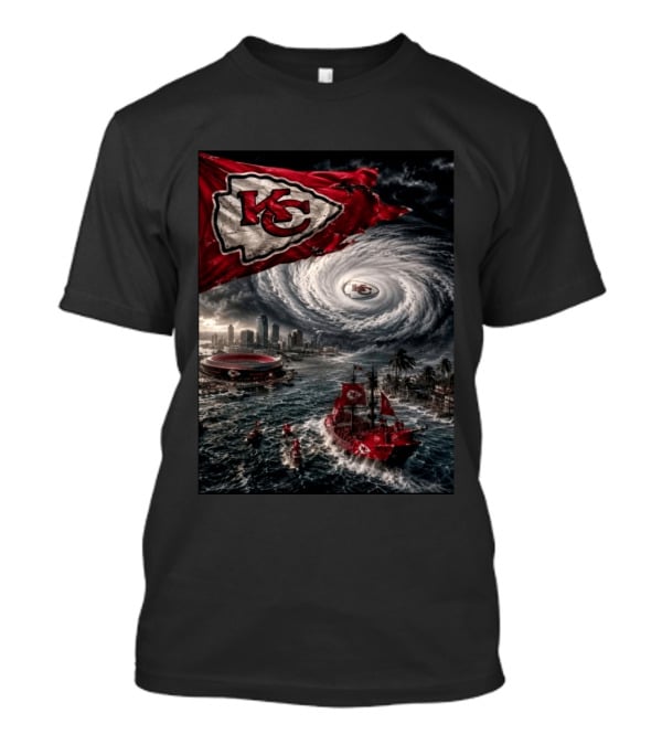 Tampa Bay You Better Start Boarding Up The Windows KC Football Storm Warning T-Shirt