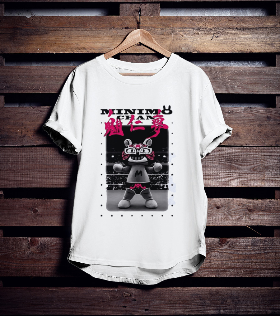 Minimo Chan Lucha Libre Japanese Wrestling T-Shirt