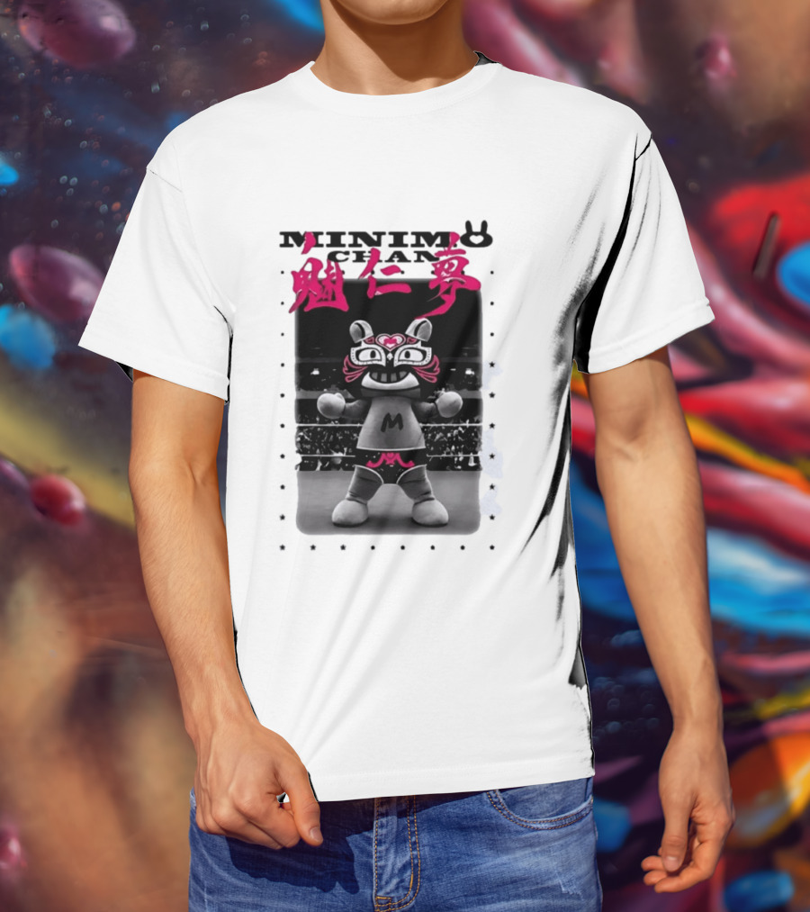 Minimo Chan Lucha Libre Japanese Wrestling T-Shirt