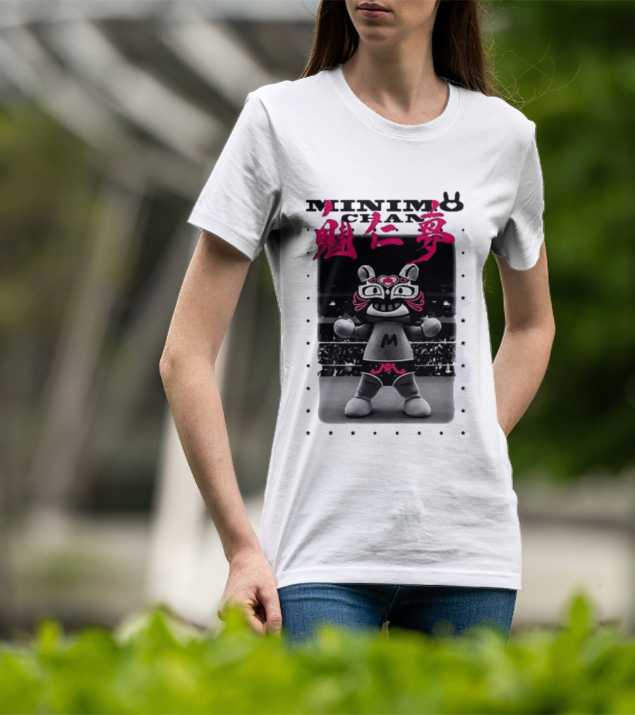 Minimo Chan Lucha Libre Japanese Wrestling T-Shirt