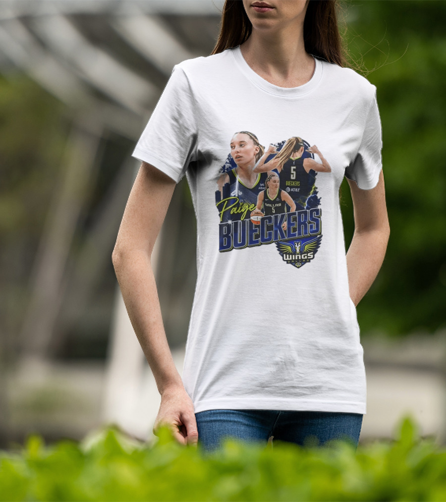 Paige Bueckers Dallas Wings 5 WNBA Basketball Wings Orders T-Shirt
