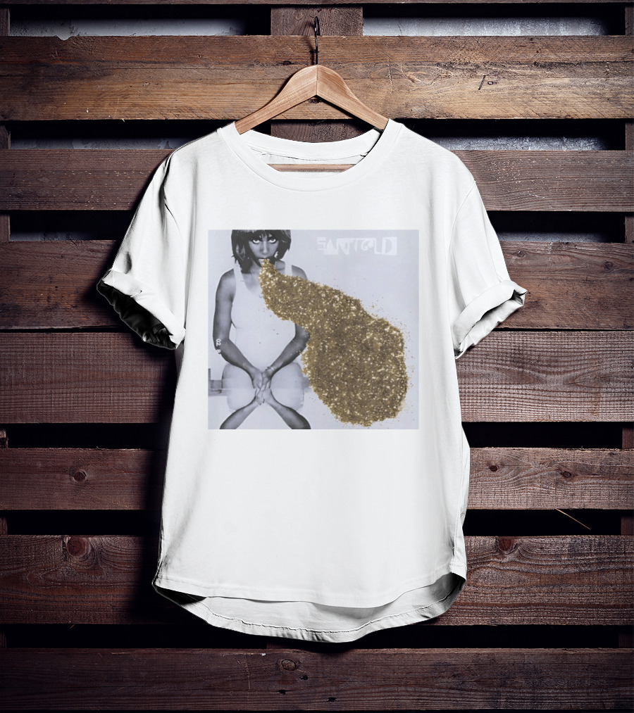 Santigold Gold Glitter Album Cover T-Shirt