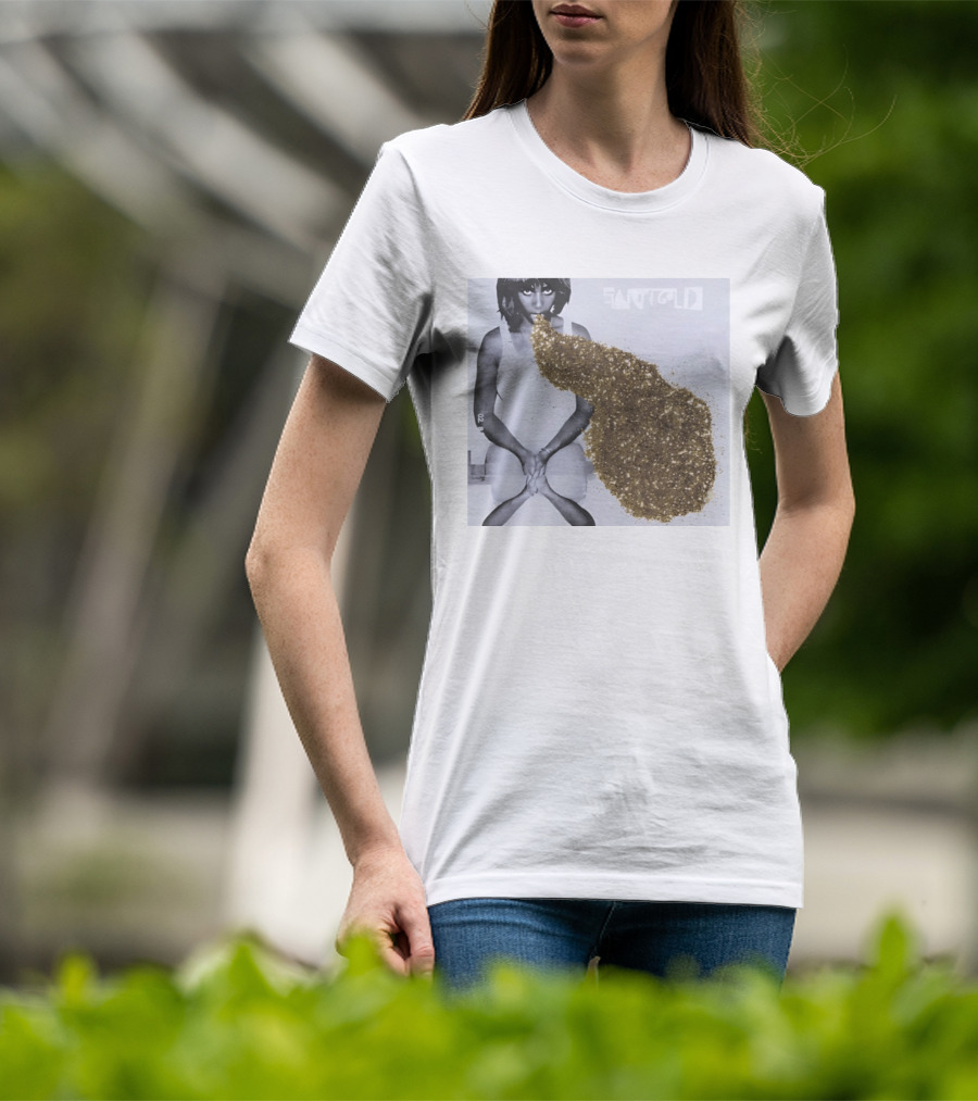 Santigold Gold Glitter Album Cover T-Shirt