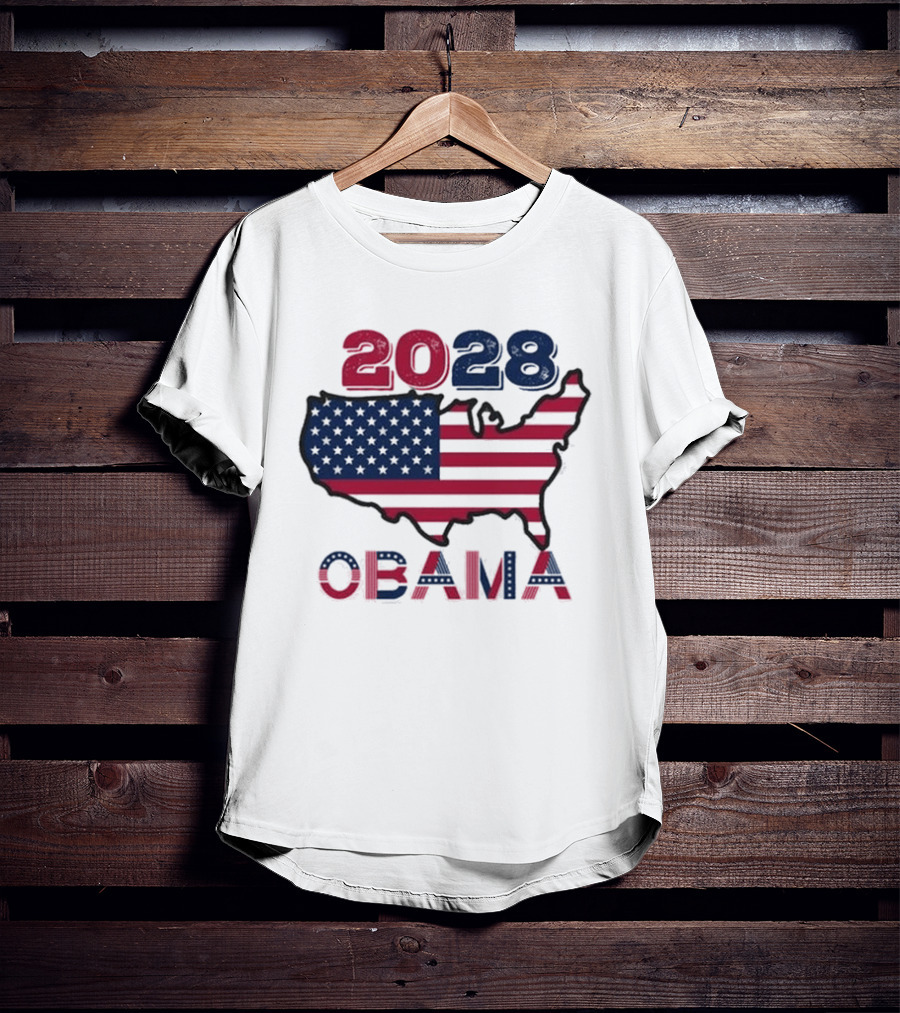 Barack Obama 2028 For President Election T-Shirt