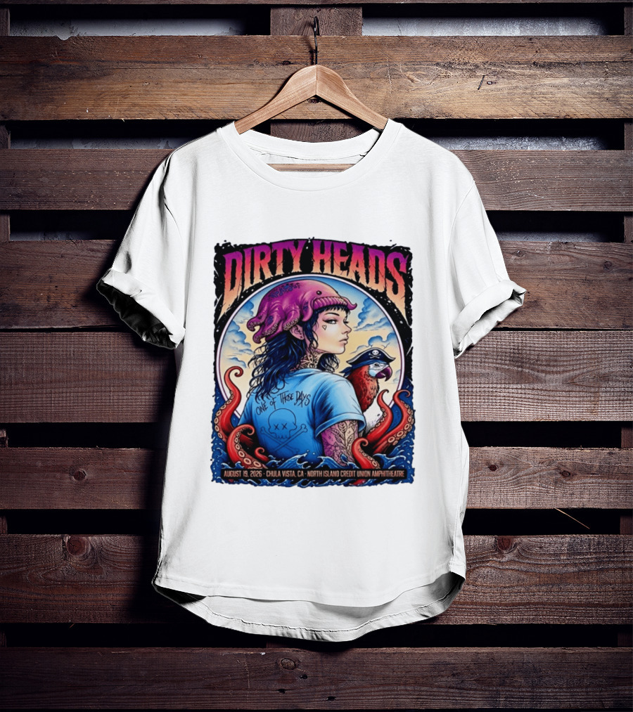 Dirty Heads One Of Those Days Tour 2026 Chula Vista Concert T-Shirt