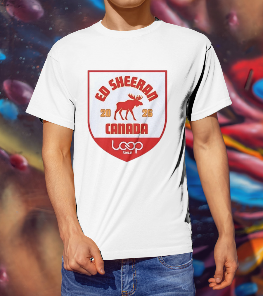 Ed Sheeran 2026 Canada Loop Tour Concert T-Shirt