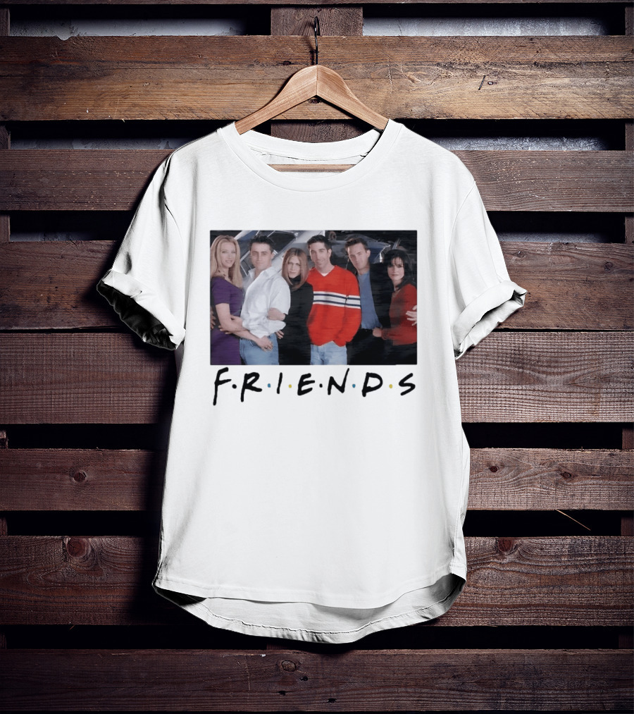 Friends Cast Group 90s Sitcom Rachel Green T-Shirt