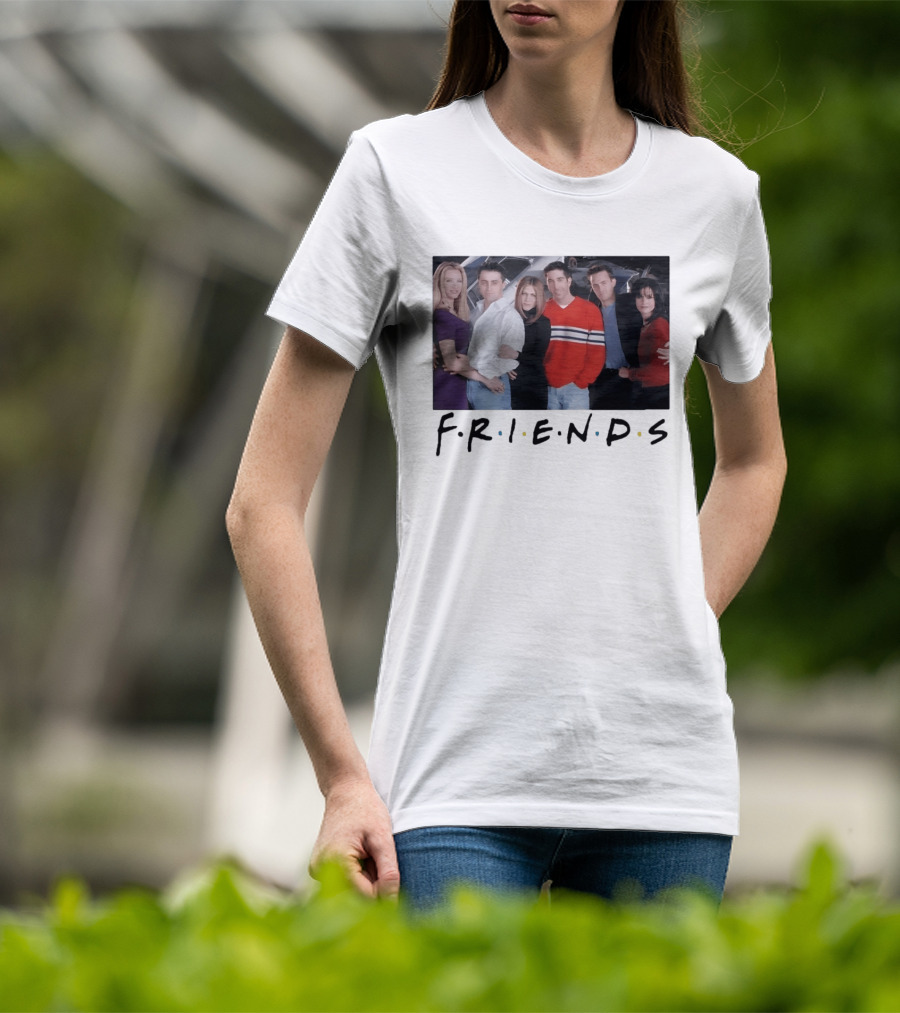 Friends Cast Group 90s Sitcom Rachel Green T-Shirt