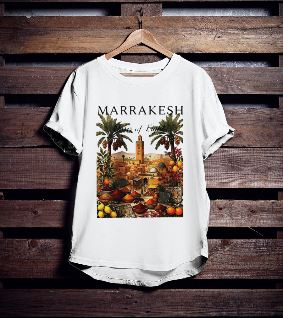 Marrakesh Oasis Of Light Noise Spices And Good Vibes T-Shirt