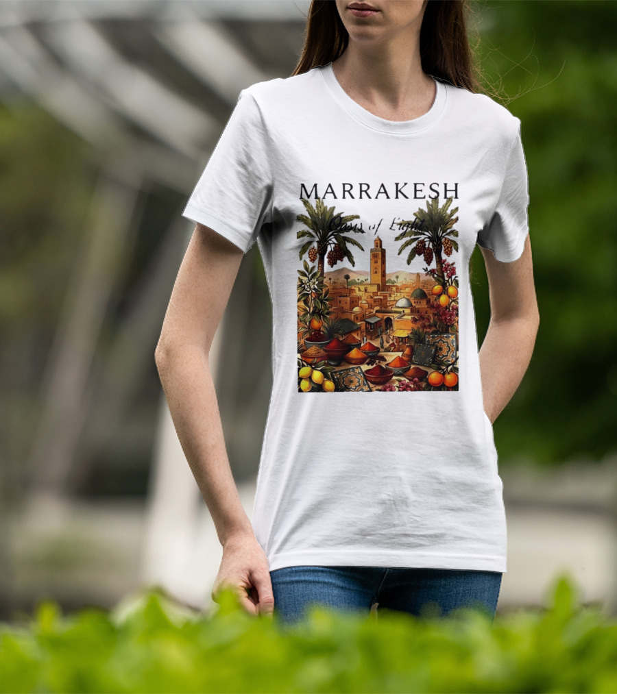 Marrakesh Oasis Of Light Noise Spices And Good Vibes T-Shirt