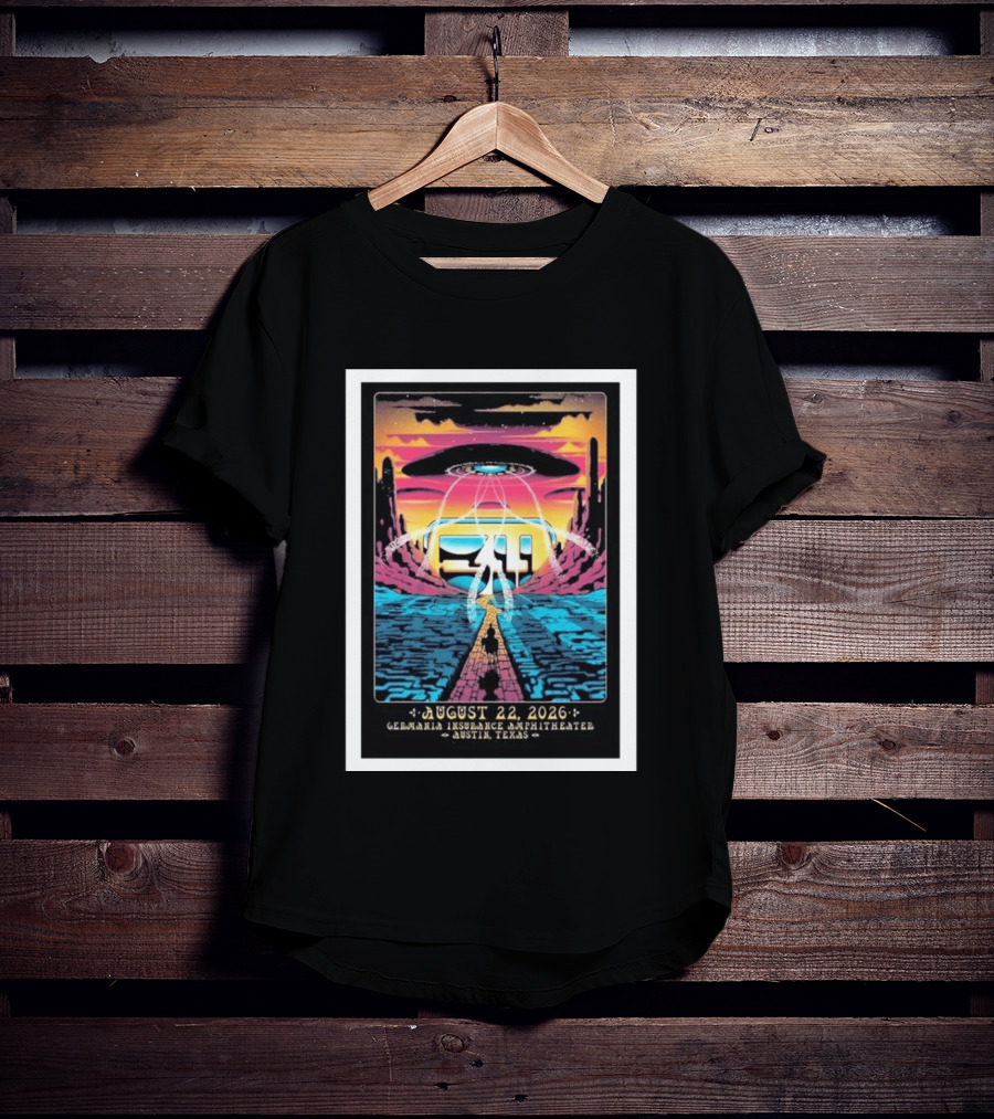 311 Band Live At Germania Insurance Amphitheater Austin Texas August 22 2026 Event T-Shirt
