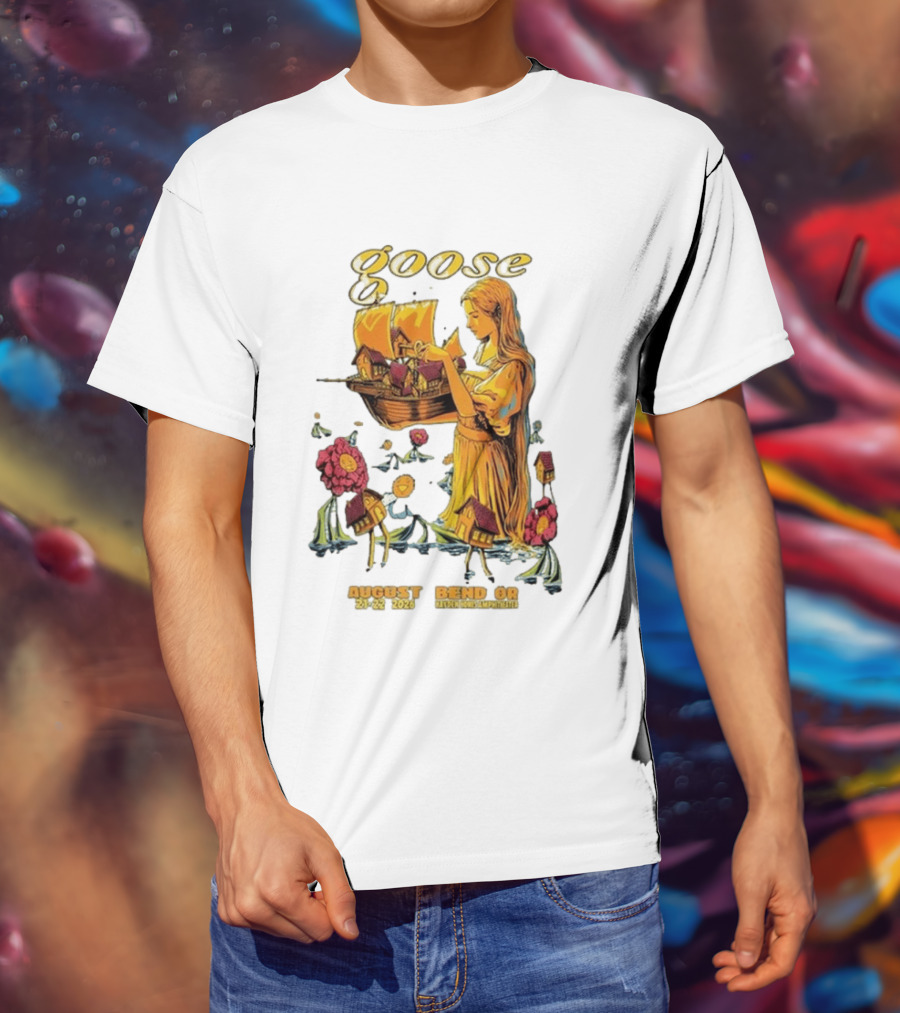 Goose Bend OR August 21 22 2026 Tour Goose Interdimensional Pizza Event T-Shirt